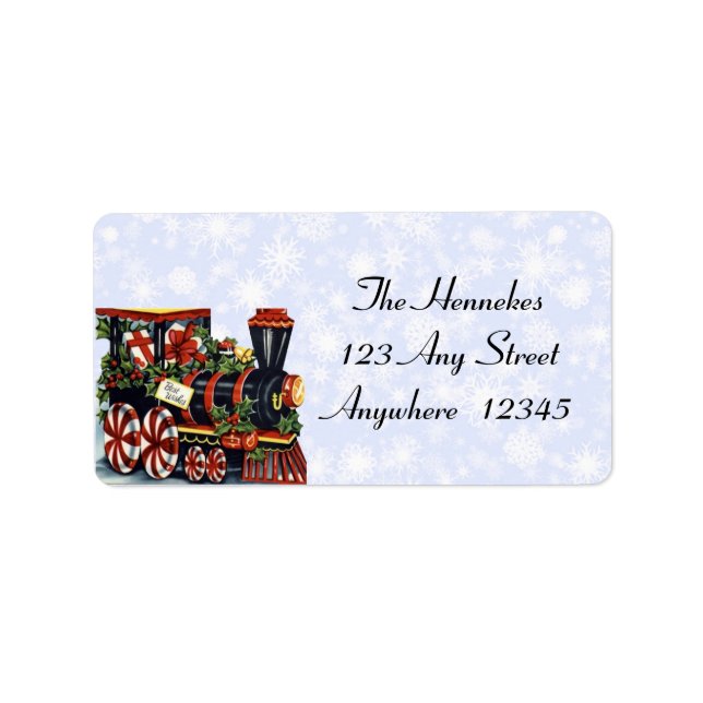 Holiday Train Label (Front)