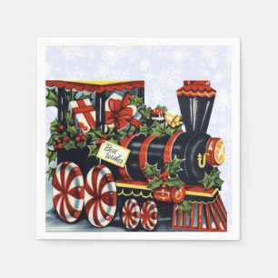 Holiday Train Paper Napkins