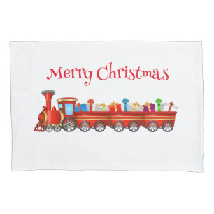 Holiday Train Pillowcase