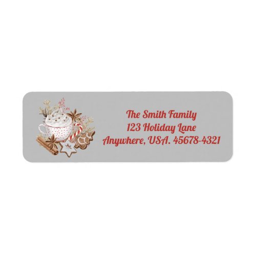 Holiday Treats Return Address Label