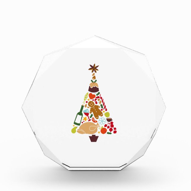 Holiday Tree Acrylic Award (Front)