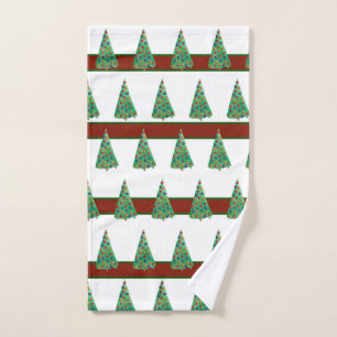 Holiday Tree Bath Towel Set