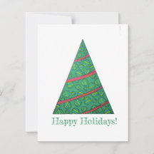 Holiday Tree Flat Note Card