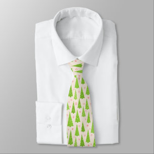 Holiday Tree Forest Christmas Neck Tie