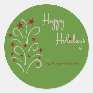 Holiday Tree Gift Tag - Customize