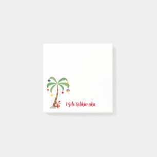 Holiday Tree Mele Kalikimaka Post-it Notes