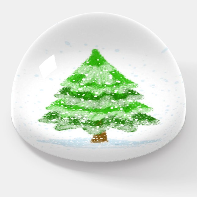 Holiday Tree Paperweight (Angled)