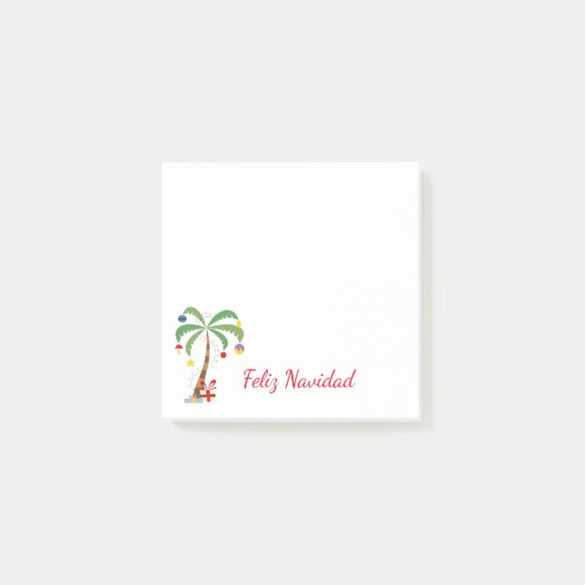 Holiday Tree Post-it-Notes-Feliz Navidad Post-it Notes (Front)
