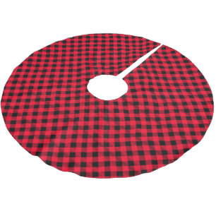 Holiday Tree Skirt Buffalo Plaid