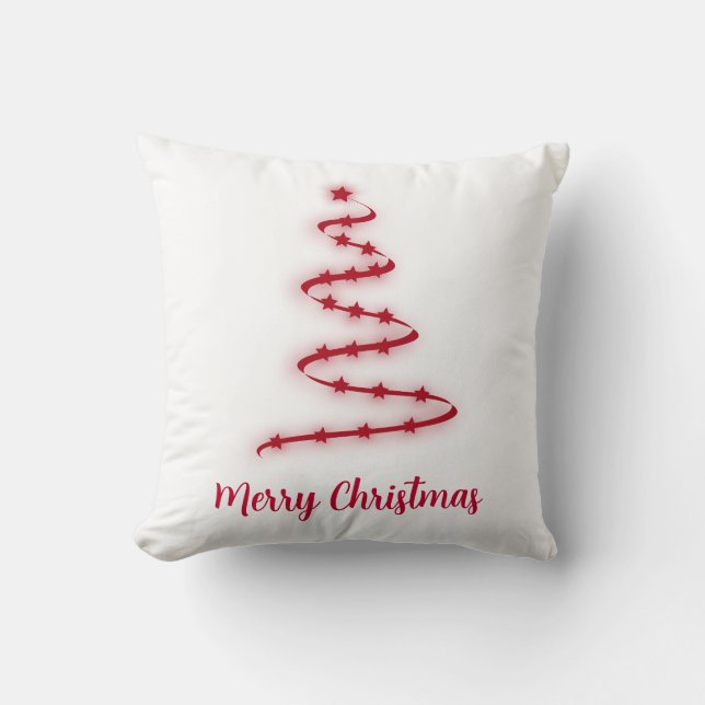 Holiday Tree Throw Pillow (Front)