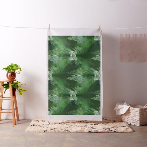 Holiday trees from another galaxy... fabric