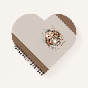 Holiday Turkey Add Custom Text Notebook