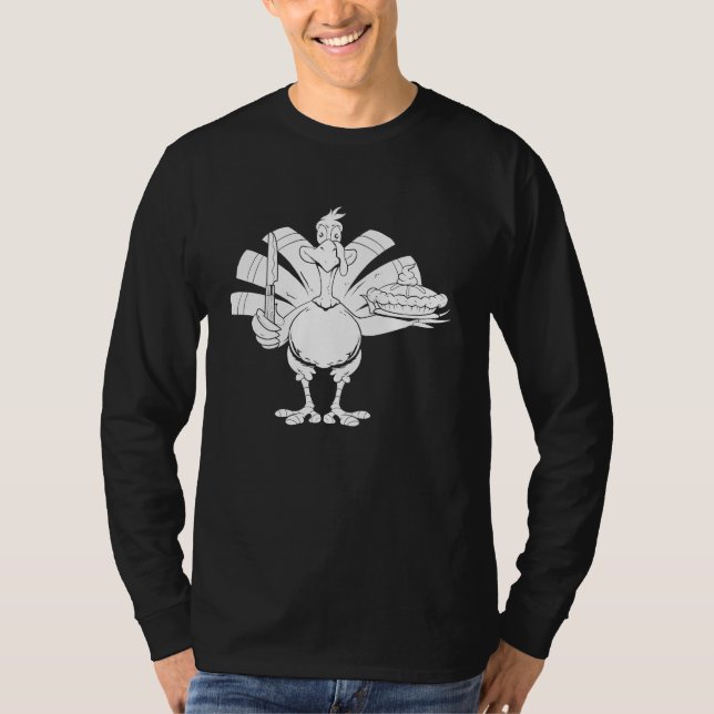Holiday  Turkey Thanksgiving T-Shirt (Front)