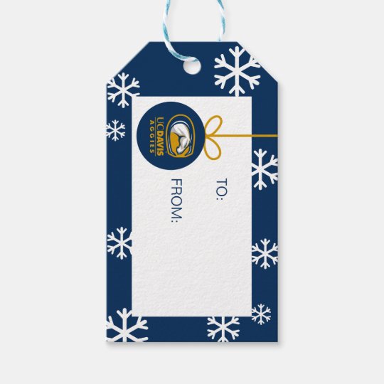 Holiday | UC Davis Horse Head Logo Gift Tags | Zazzle.com