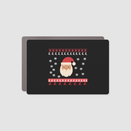 Holiday Ugly Christmas Sweater Car Magnet