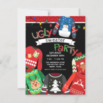 Holiday Ugly Sweater Party Magnetic Invitation