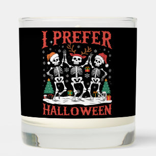 Holiday Ugly Xmas I Prefer Halloween Christmas  Scented Candle
