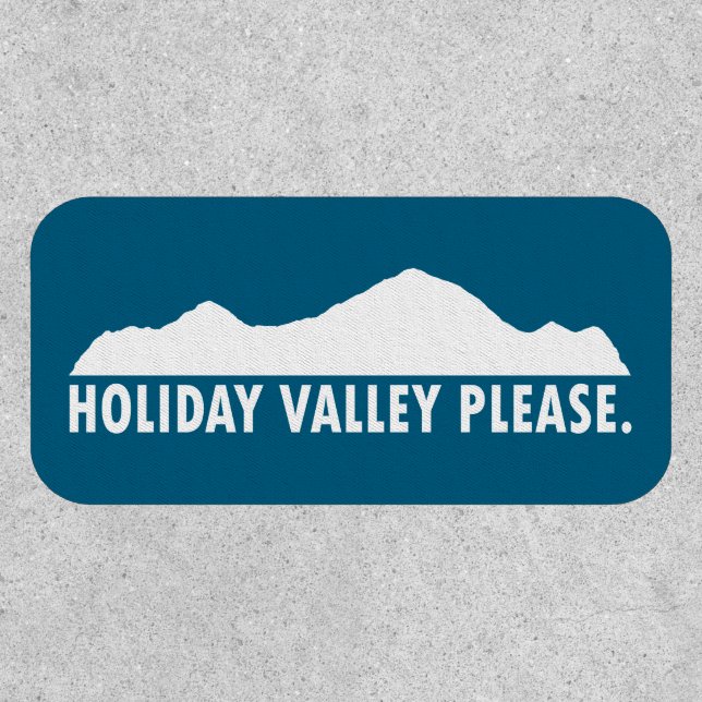 Holiday Valley Please Patch (Front)