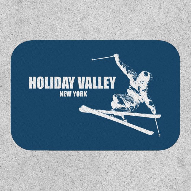 Holiday Valley Resort Skier Patch (Front)
