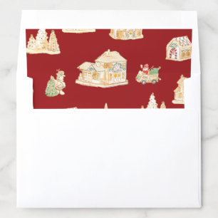 Holiday Village Decorations Envelope Liner