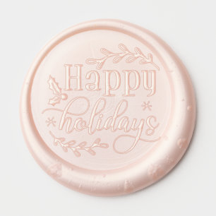 Holiday Wax Seal Sticker
