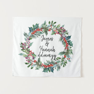 Holiday Wedding Backdrop Christmas Ceremony Prop