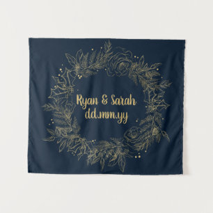 Holiday Wedding Backdrop, December Wedding Decor