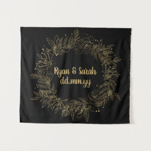 Holiday Wedding Backdrop Winter Photo Booth