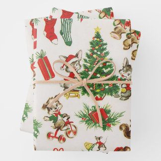 Holiday Wimsey Wrapping Paper Sheets