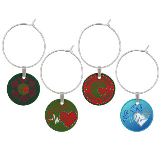 Holiday Wine Charm