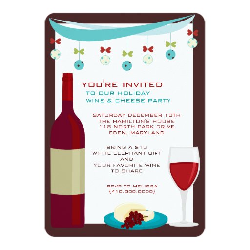 Wine And Cheese Party Invitations 10