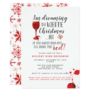 Holiday Wine Tasting Party Invitations 4
