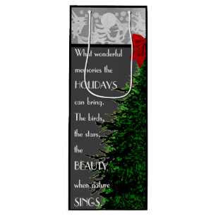 HOLIDAY  WINE GIFT BAG