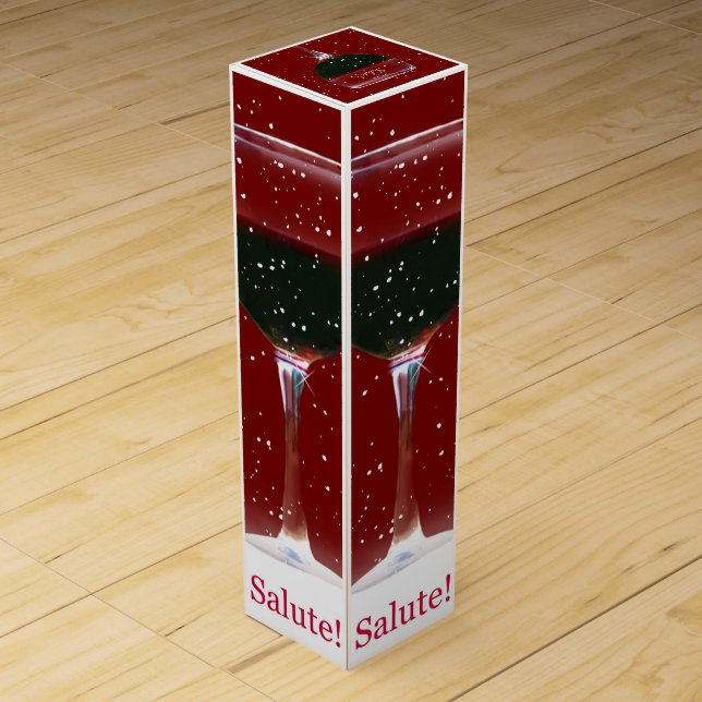 Holiday Wine Gift Box! Box (Back)
