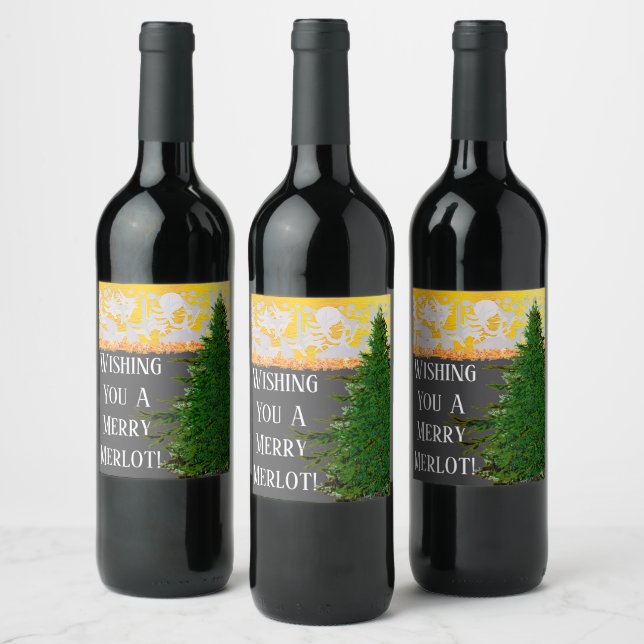 HOLIDAY WINE LABEL (Bottles)