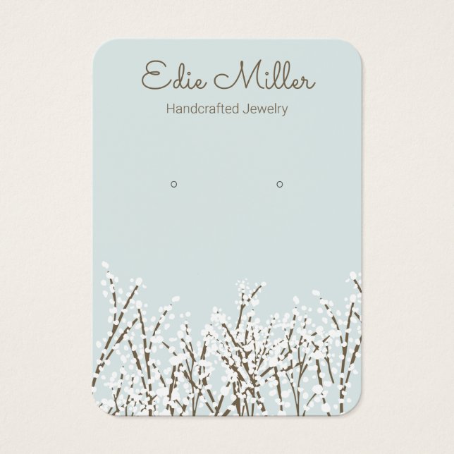 Holiday Winter Branches  Earring Jewerly (Front)