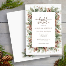 Holiday Winter Bridal Shower