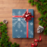 Holiday Winter Snowflakes Wrapping Paper
