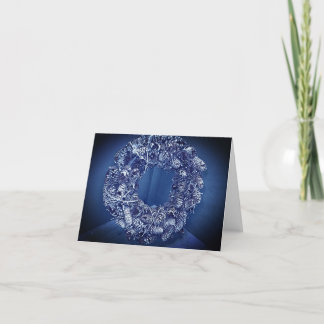 Holiday Winter Wreath Card