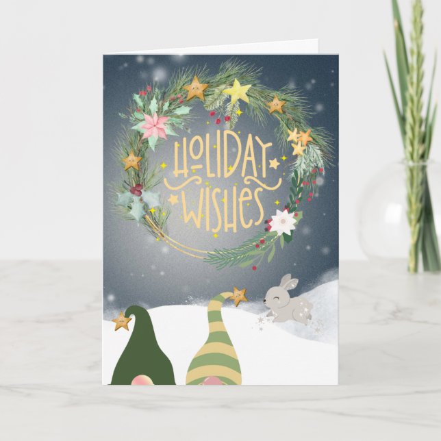 Holiday Wishes Card (Front)