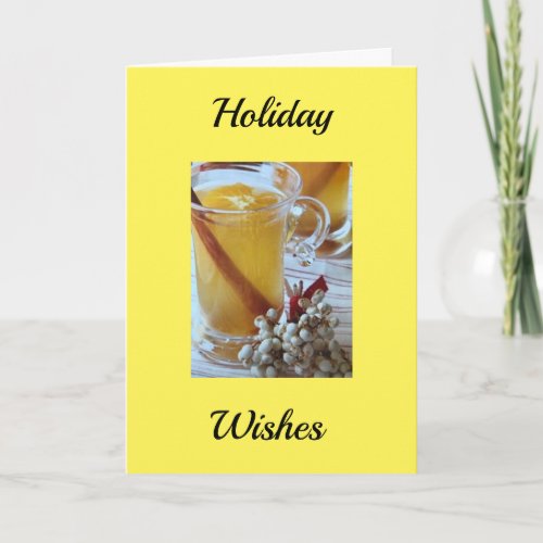 HOLIDAY WISHES FOR ONE AND ALL CARD