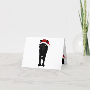 Holiday Wolf Greeting Card
