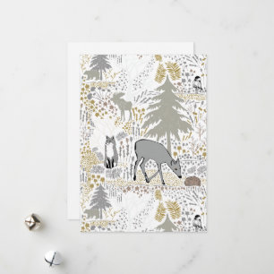 Holiday Woodland Forest Animals