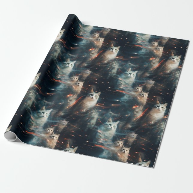 Holiday Wrapping Paper (Unrolled)