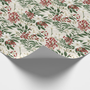 Holiday Wrapping Paper Holly