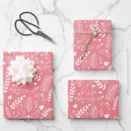 Holiday Wrapping Paper Set of 3 Sheets
