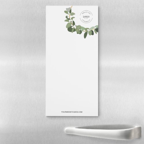 Holiday Wreath Custom logo website Promotional Magnetic Notepad