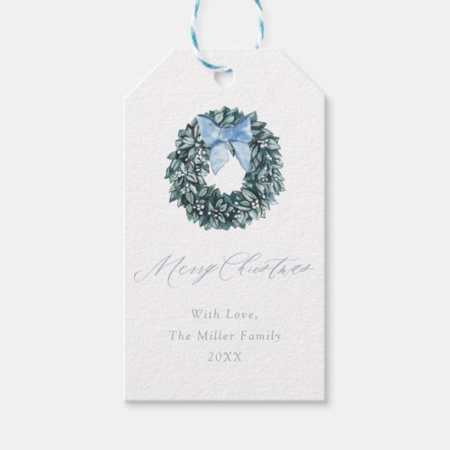 Holiday Wreath Gift Tag