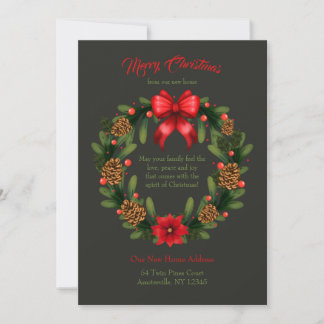 Holiday Wreath Moving Announcement