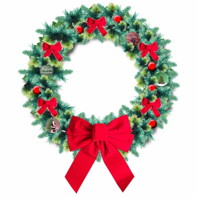 Holiday Wreath Ornament (Front)